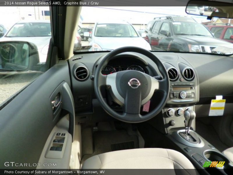 Graphite Blue / Gray 2014 Nissan Rogue Select S AWD