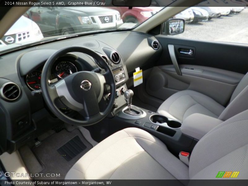 Graphite Blue / Gray 2014 Nissan Rogue Select S AWD
