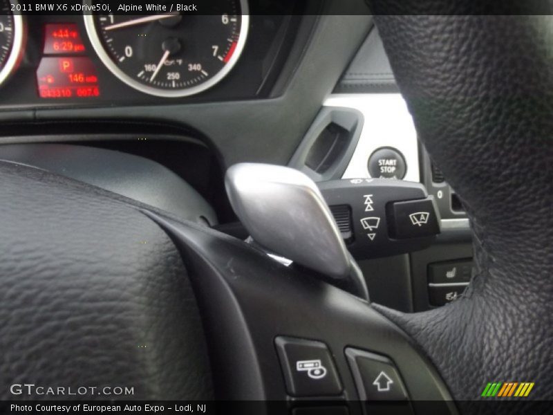 Alpine White / Black 2011 BMW X6 xDrive50i