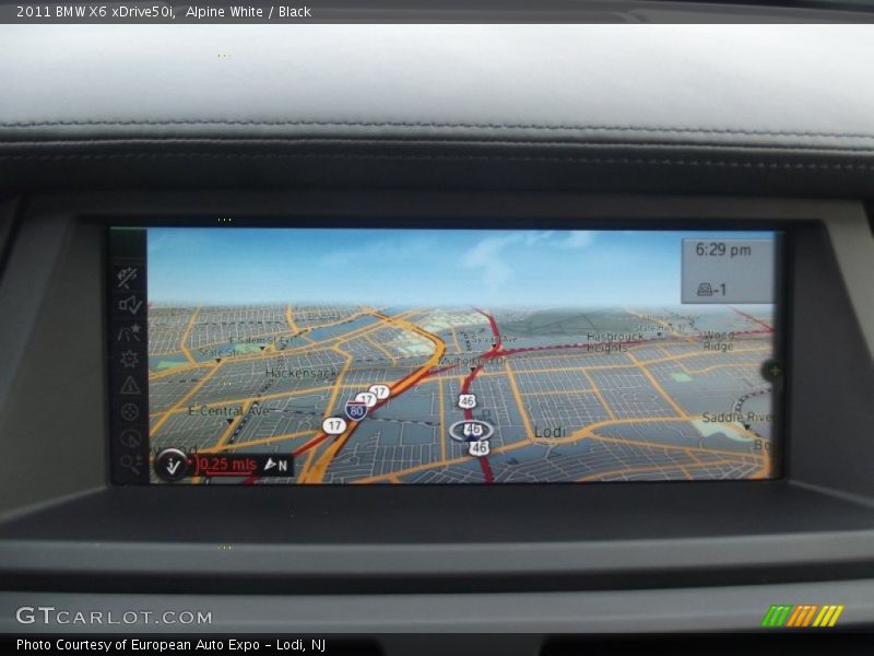 Alpine White / Black 2011 BMW X6 xDrive50i