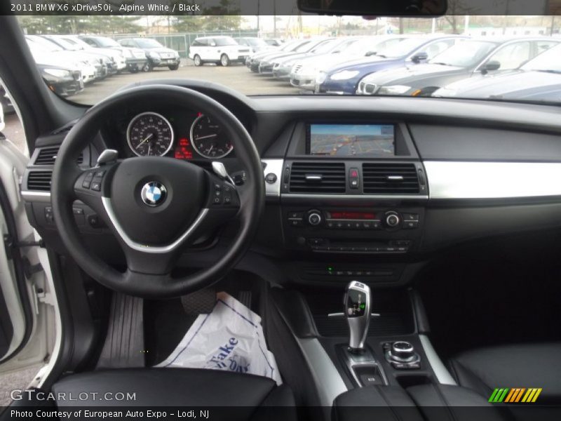 Alpine White / Black 2011 BMW X6 xDrive50i