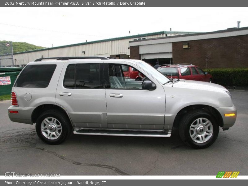 Silver Birch Metallic / Dark Graphite 2003 Mercury Mountaineer Premier AWD