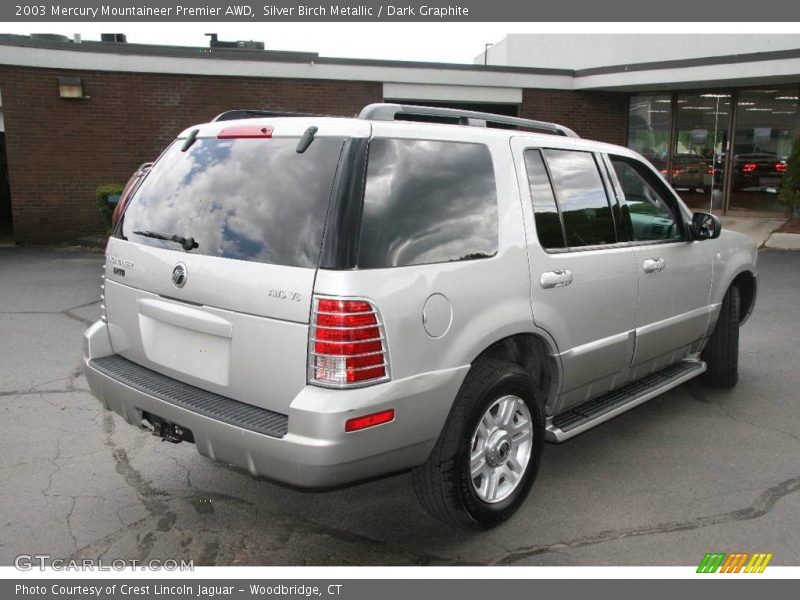 Silver Birch Metallic / Dark Graphite 2003 Mercury Mountaineer Premier AWD