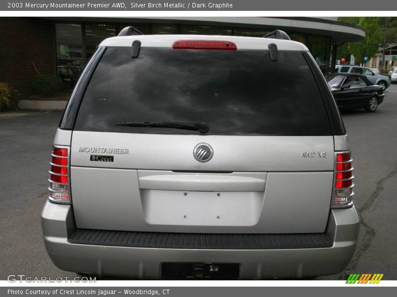 Silver Birch Metallic / Dark Graphite 2003 Mercury Mountaineer Premier AWD