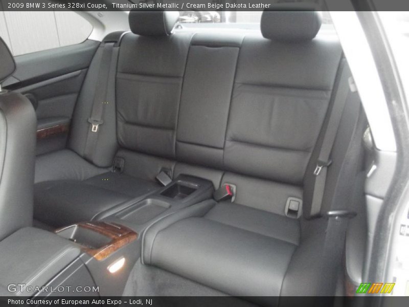 Titanium Silver Metallic / Cream Beige Dakota Leather 2009 BMW 3 Series 328xi Coupe