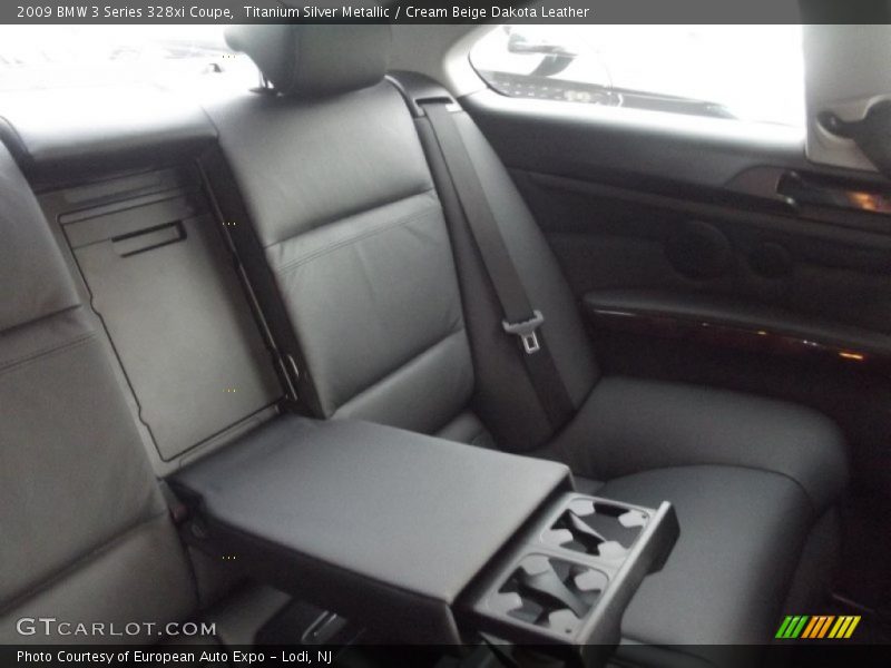 Titanium Silver Metallic / Cream Beige Dakota Leather 2009 BMW 3 Series 328xi Coupe