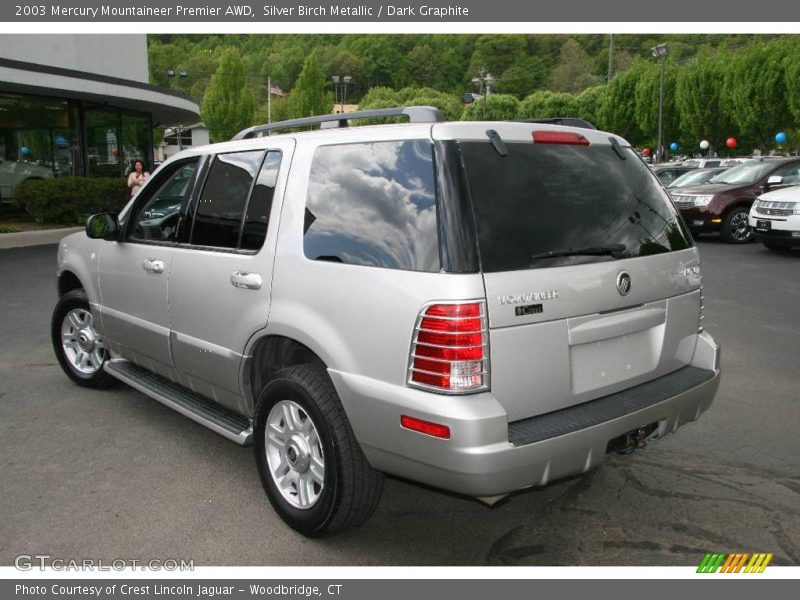 Silver Birch Metallic / Dark Graphite 2003 Mercury Mountaineer Premier AWD