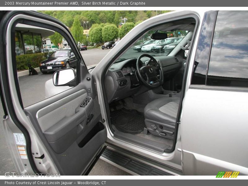 Silver Birch Metallic / Dark Graphite 2003 Mercury Mountaineer Premier AWD