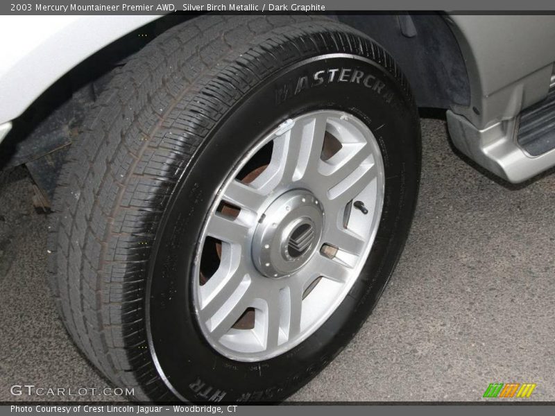 Silver Birch Metallic / Dark Graphite 2003 Mercury Mountaineer Premier AWD