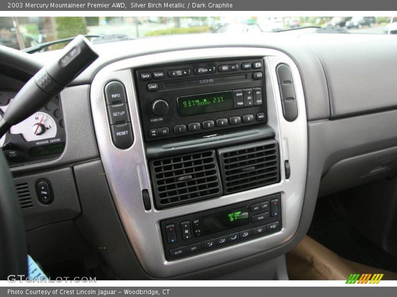 Silver Birch Metallic / Dark Graphite 2003 Mercury Mountaineer Premier AWD