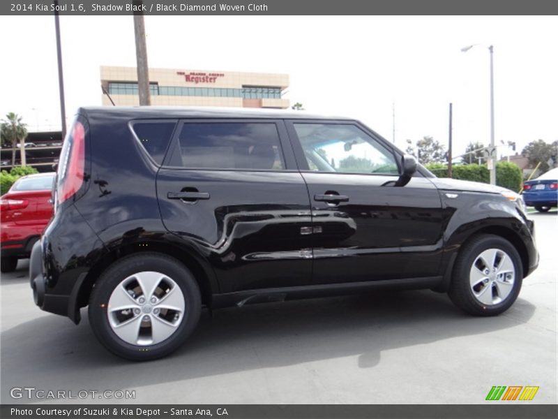 Shadow Black / Black Diamond Woven Cloth 2014 Kia Soul 1.6