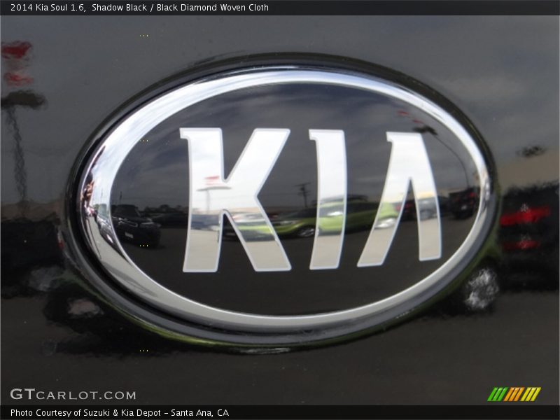 Shadow Black / Black Diamond Woven Cloth 2014 Kia Soul 1.6