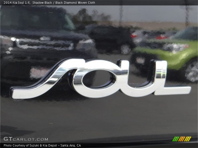 Shadow Black / Black Diamond Woven Cloth 2014 Kia Soul 1.6