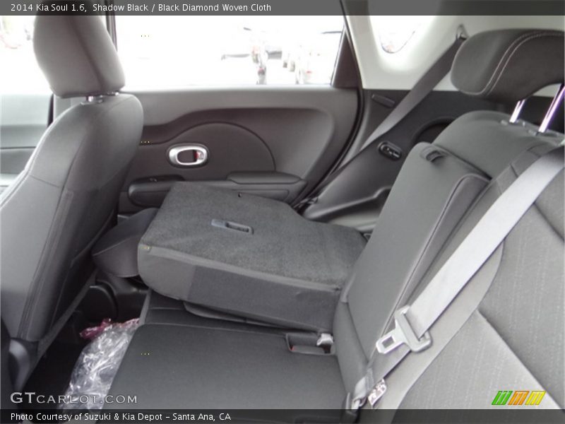 Shadow Black / Black Diamond Woven Cloth 2014 Kia Soul 1.6