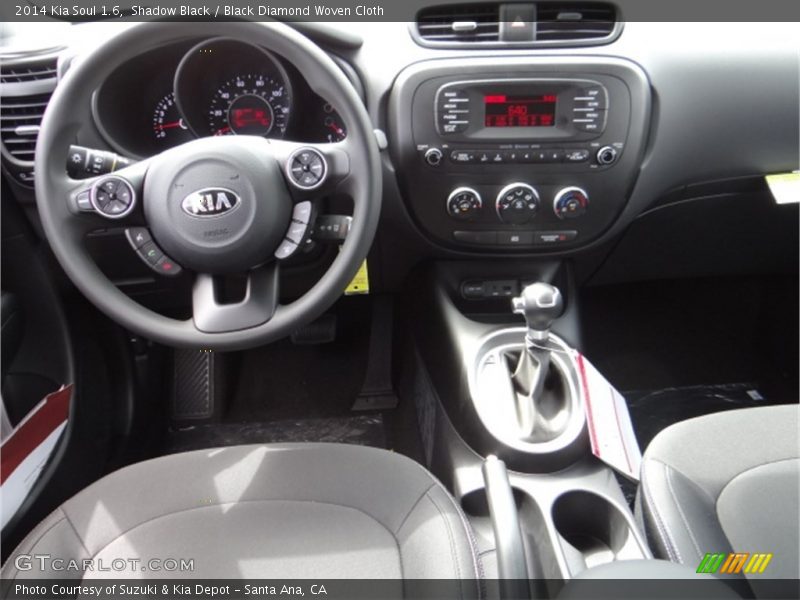 Shadow Black / Black Diamond Woven Cloth 2014 Kia Soul 1.6