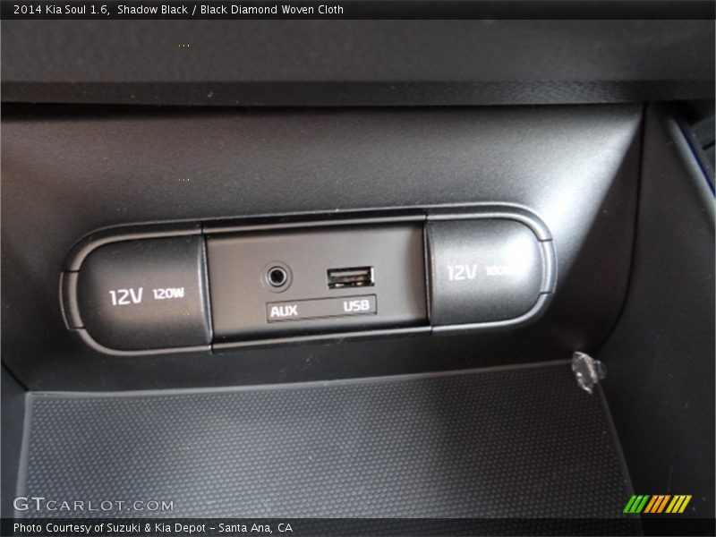 Shadow Black / Black Diamond Woven Cloth 2014 Kia Soul 1.6