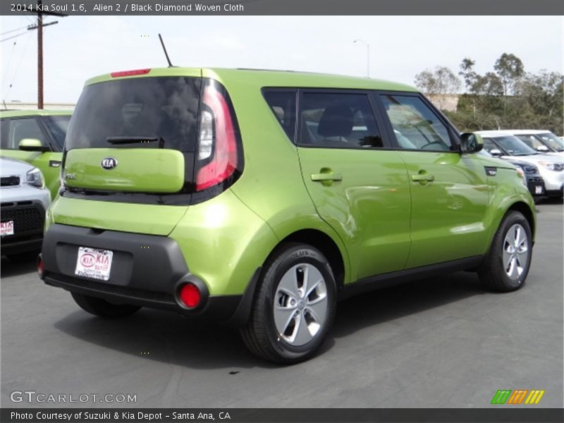 Alien 2 / Black Diamond Woven Cloth 2014 Kia Soul 1.6