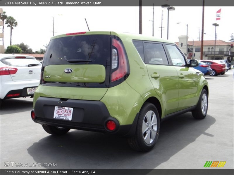 Alien 2 / Black Diamond Woven Cloth 2014 Kia Soul 1.6