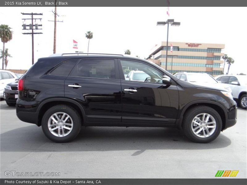 Black / Black 2015 Kia Sorento LX