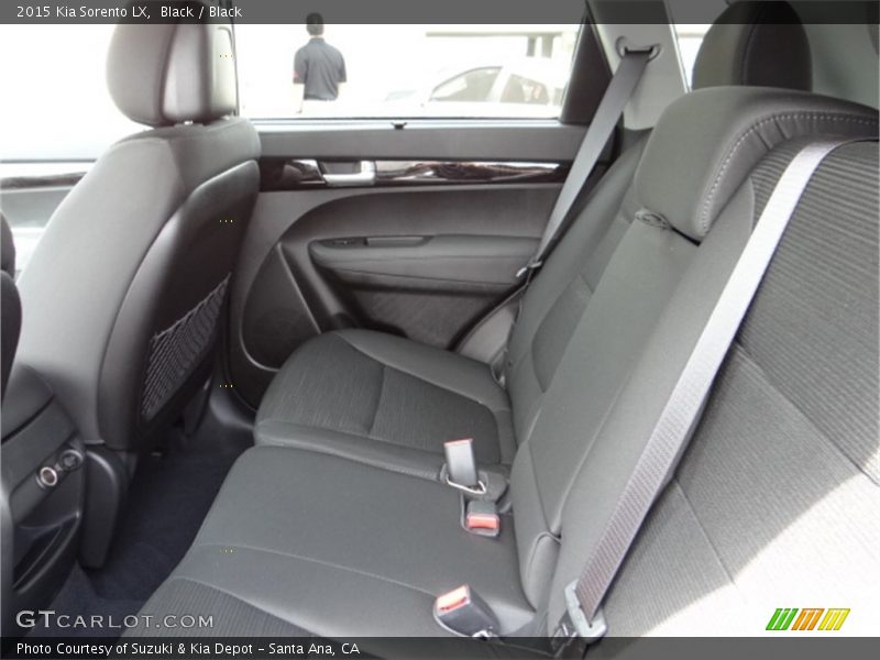 Black / Black 2015 Kia Sorento LX