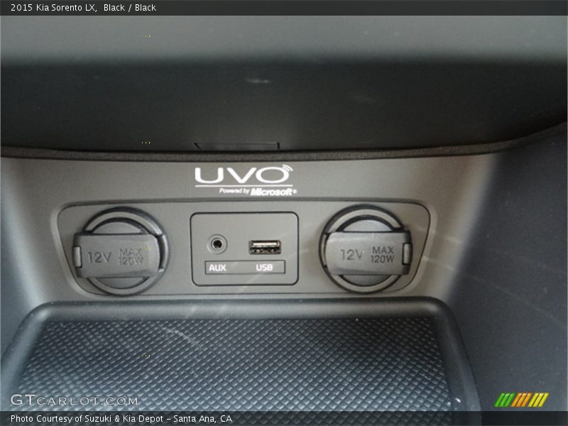 Black / Black 2015 Kia Sorento LX