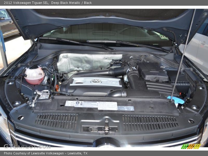 Deep Black Metallic / Black 2012 Volkswagen Tiguan SEL