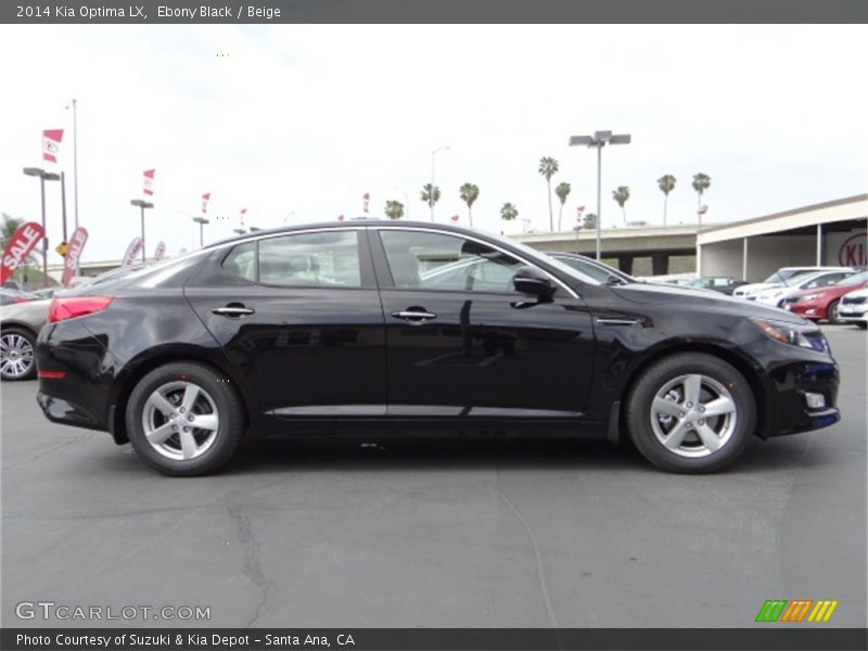 Ebony Black / Beige 2014 Kia Optima LX