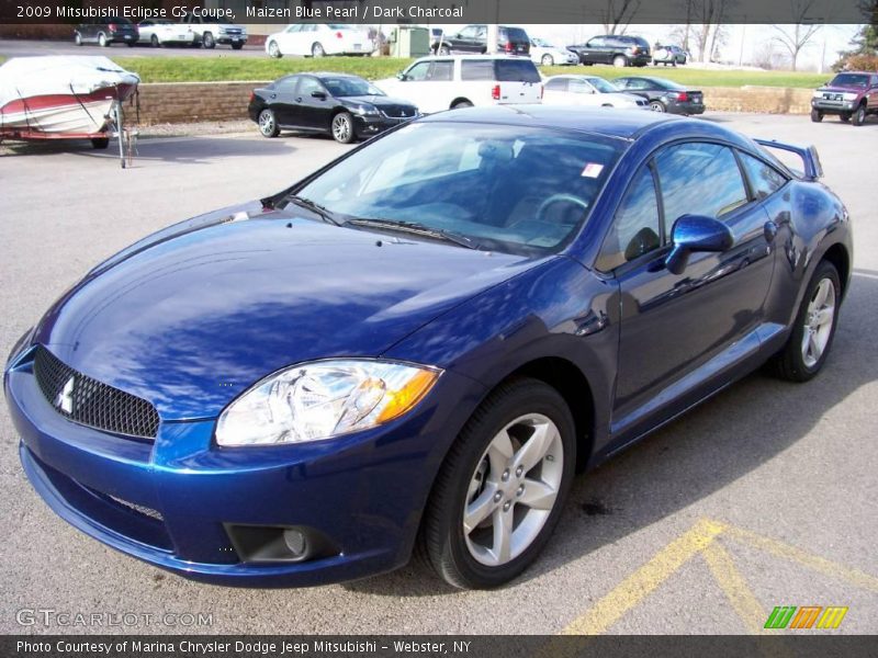 Maizen Blue Pearl / Dark Charcoal 2009 Mitsubishi Eclipse GS Coupe