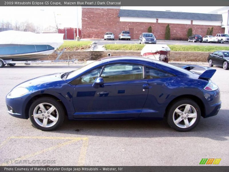 Maizen Blue Pearl / Dark Charcoal 2009 Mitsubishi Eclipse GS Coupe
