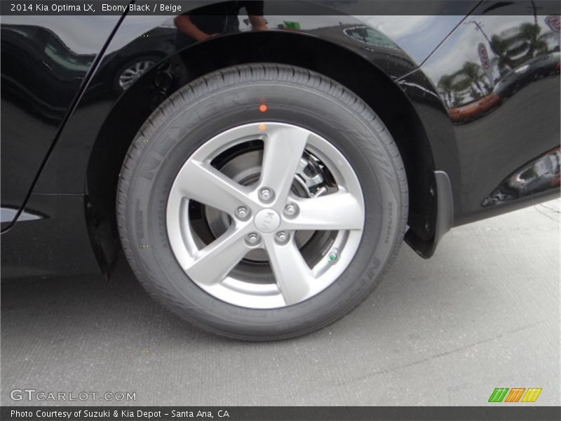 Ebony Black / Beige 2014 Kia Optima LX