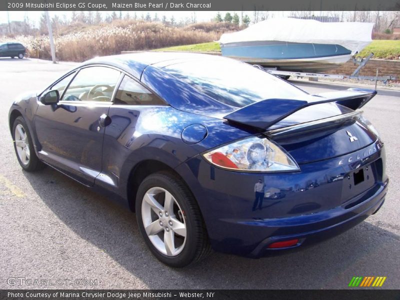 Maizen Blue Pearl / Dark Charcoal 2009 Mitsubishi Eclipse GS Coupe