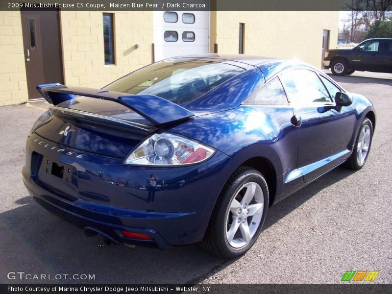 Maizen Blue Pearl / Dark Charcoal 2009 Mitsubishi Eclipse GS Coupe