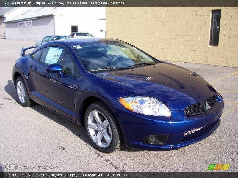 Maizen Blue Pearl / Dark Charcoal 2009 Mitsubishi Eclipse GS Coupe