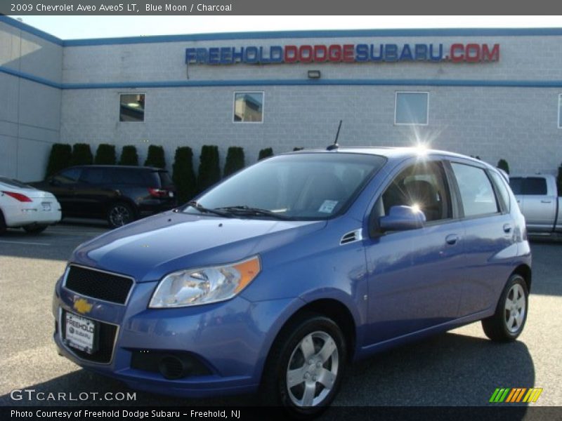 Blue Moon / Charcoal 2009 Chevrolet Aveo Aveo5 LT
