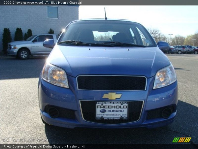 Blue Moon / Charcoal 2009 Chevrolet Aveo Aveo5 LT
