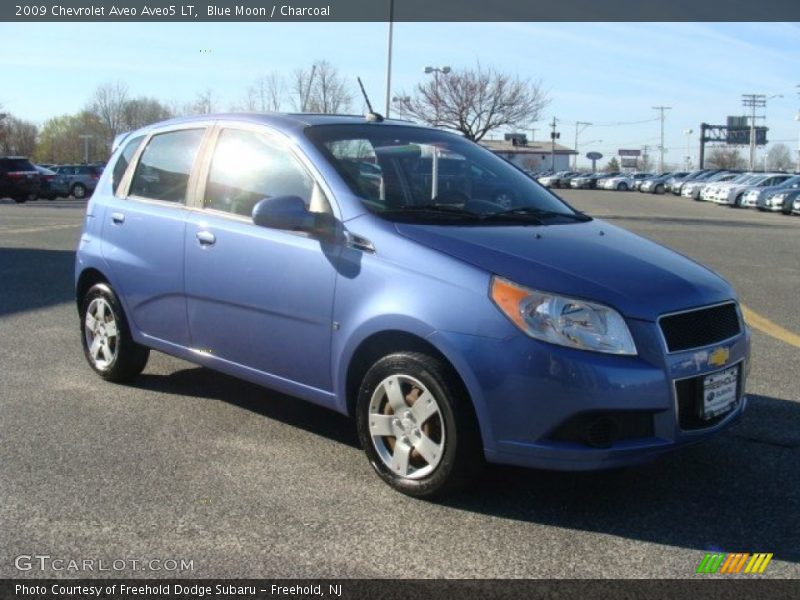 Blue Moon / Charcoal 2009 Chevrolet Aveo Aveo5 LT