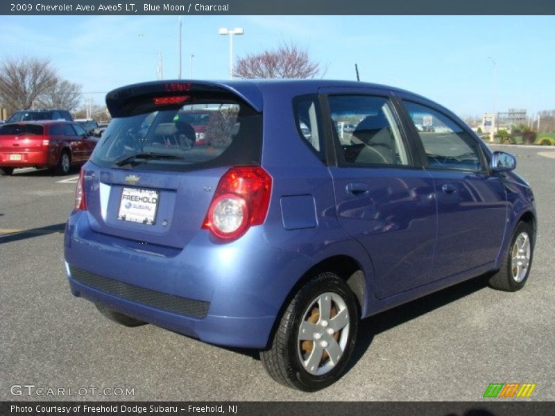 Blue Moon / Charcoal 2009 Chevrolet Aveo Aveo5 LT
