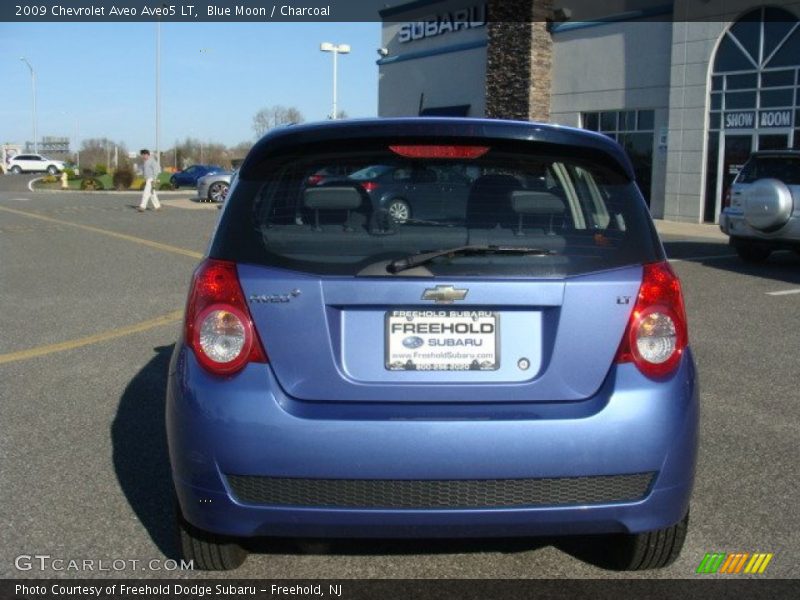 Blue Moon / Charcoal 2009 Chevrolet Aveo Aveo5 LT