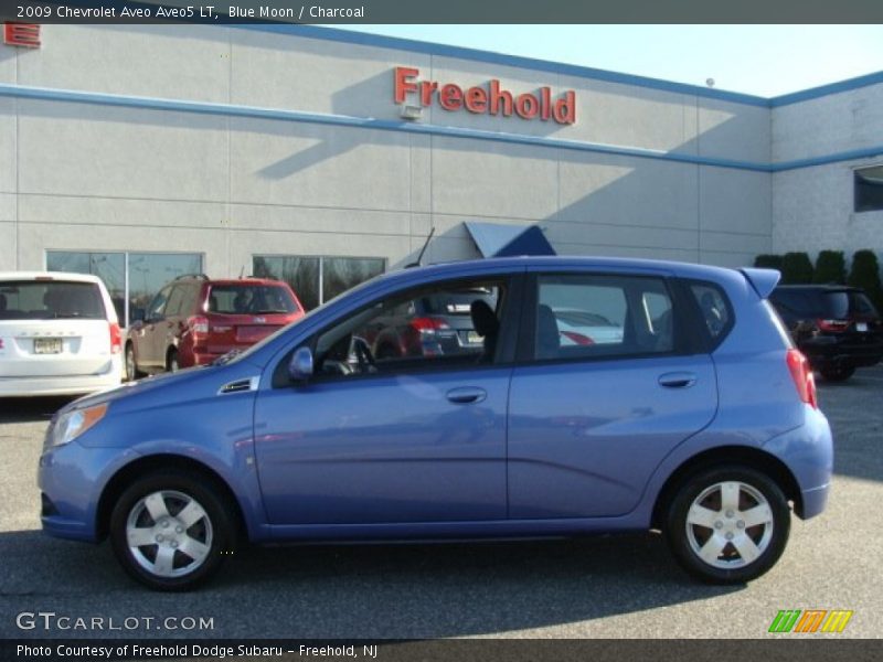 Blue Moon / Charcoal 2009 Chevrolet Aveo Aveo5 LT