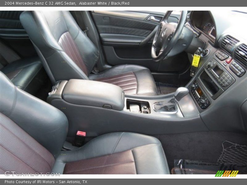 Alabaster White / Black/Red 2004 Mercedes-Benz C 32 AMG Sedan