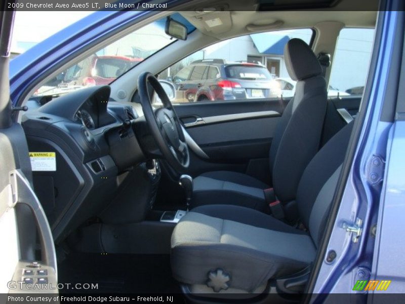 Blue Moon / Charcoal 2009 Chevrolet Aveo Aveo5 LT