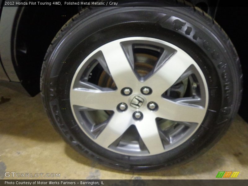 Polished Metal Metallic / Gray 2012 Honda Pilot Touring 4WD