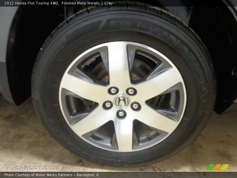 Polished Metal Metallic / Gray 2012 Honda Pilot Touring 4WD