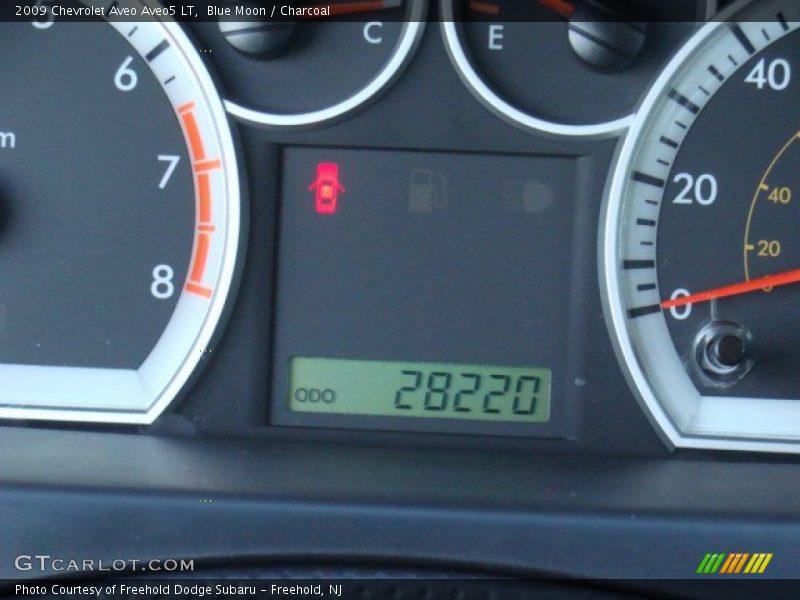 Blue Moon / Charcoal 2009 Chevrolet Aveo Aveo5 LT