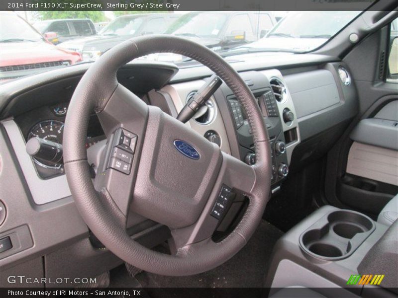 Sterling Grey / Steel Grey 2014 Ford F150 XLT SuperCrew