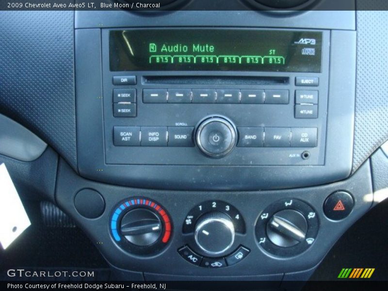 Blue Moon / Charcoal 2009 Chevrolet Aveo Aveo5 LT
