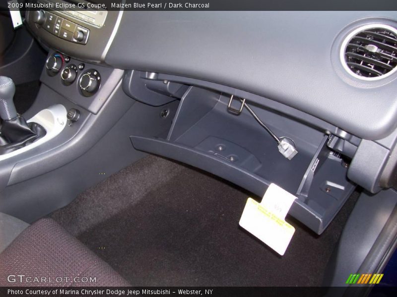 Maizen Blue Pearl / Dark Charcoal 2009 Mitsubishi Eclipse GS Coupe