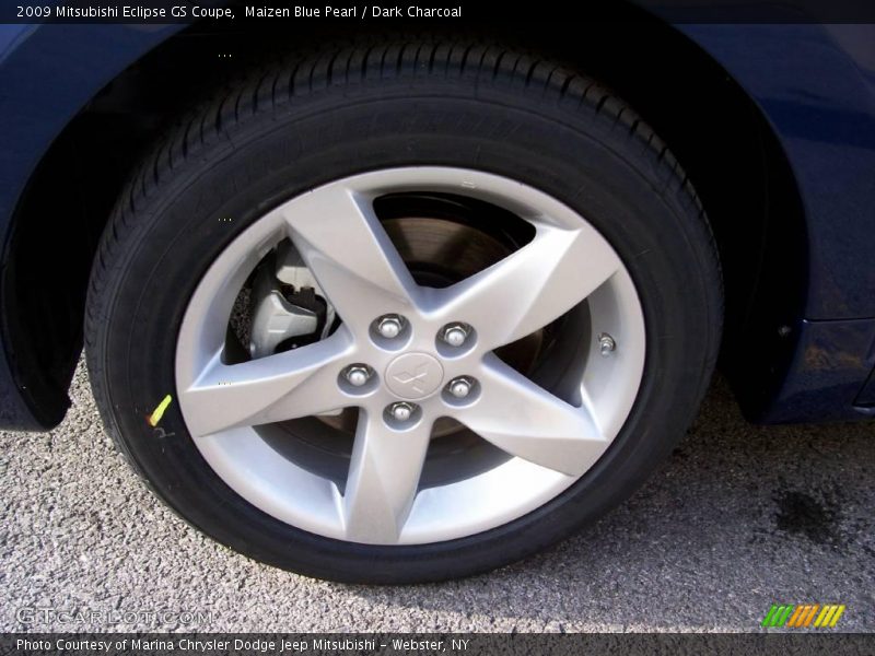 Maizen Blue Pearl / Dark Charcoal 2009 Mitsubishi Eclipse GS Coupe