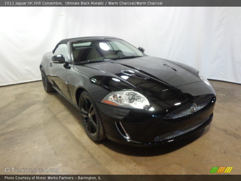 Ultimate Black Metallic / Warm Charcoal/Warm Charcoal 2011 Jaguar XK XKR Convertible