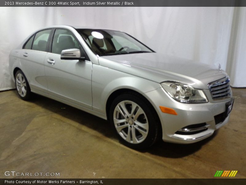 Iridium Silver Metallic / Black 2013 Mercedes-Benz C 300 4Matic Sport